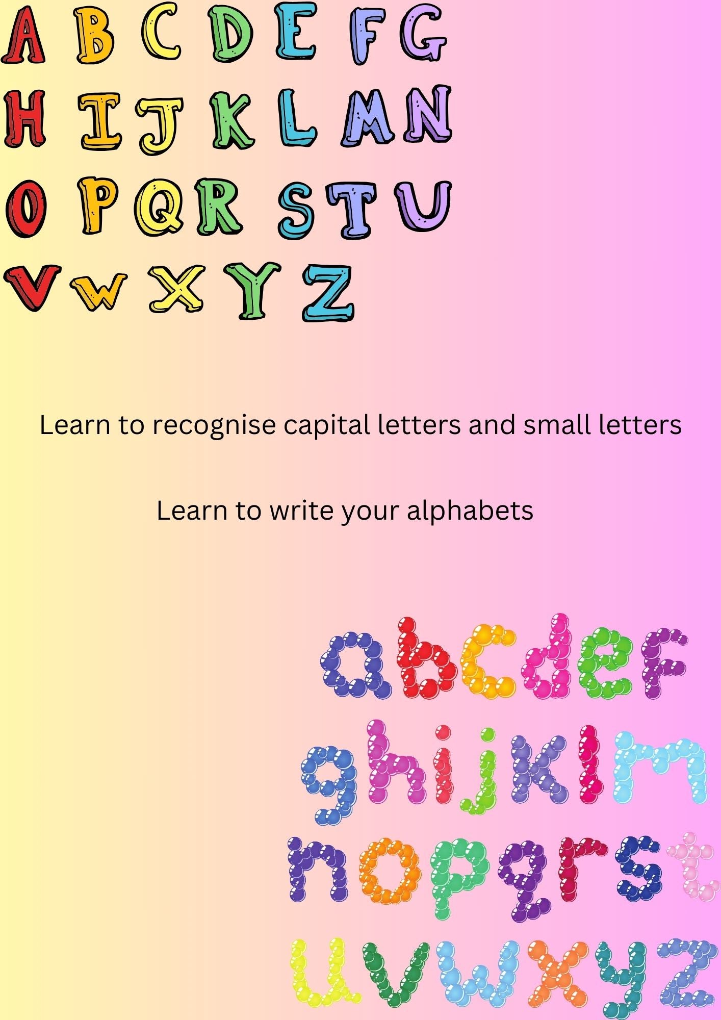 ALPHABET WORKBOOK